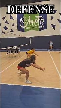 Volleyball Defense Tutorial Part 1, D Moon & Grace. #libero #dmoon #d1athlete