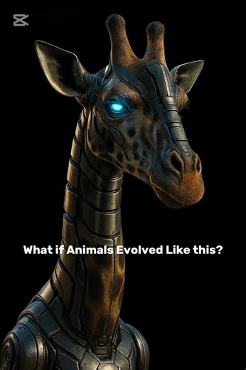 Cybernetic half Animal half Machine #fyp #digitalart #aiart #animals #CapCut