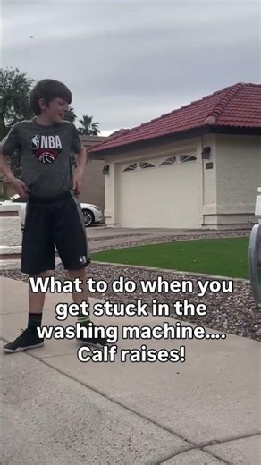Ever get stuck in the washing machine? Try this! #washingmachine #brokenwashingmachine #stuck