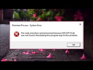 Fix MSVCP110.dll is Missing Not found in Windows 11/10/8/7 - How To Solve Error msvcp110 dll