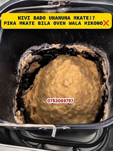 BREAD MAKER – Tengeneza mkate wako nyumbani kwa harufu ya kipekee!