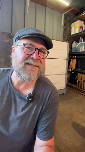 Our Bluetti EP760 setup alongside our existing off grid power system has given us even more power 💪