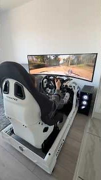 Clean Sim Racing Setup #fanatec #simracing #ultrawide #pcgaming
