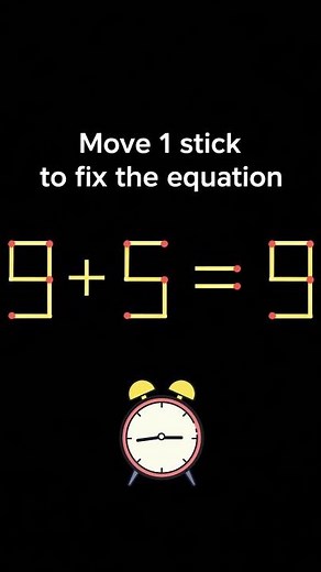 Move 1 Stick to Fix the Equation 🔥 | Can You Solve It?