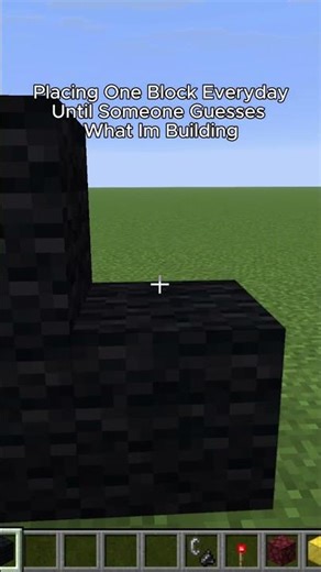 Placing One Block Everyday Until Someone Guesses What Im Building #minecraft #shorts