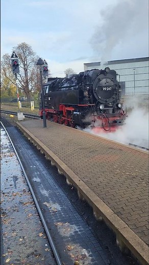 HSB Dampflok rangiert in Wernigerode Westerntor #trainspotting