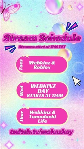 Stream Schedule This Week!