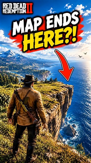 I Found The EDGE Of The RDR2 Map! 😱🌊 #rdr2 #reddeadredemption2 #rdr2secrets #rdr2locations