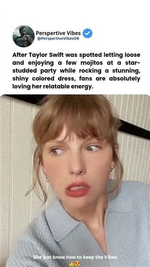 Drunk Taylor Swift LIVING her Best Life in a Shiny Dress #celebrity #taylorswift
