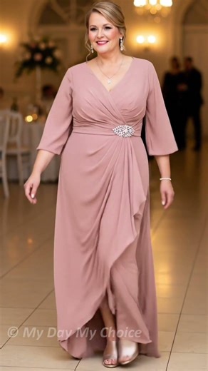 Elegant Mother of the Bride Dresses (Plus Size): Styles to Make You the Second Most Beautiful Woman