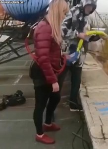Russian woman fatal basejumping swing accident