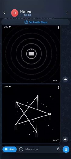 Testing out python coded dither animations, while on the go. @NousResearch + Mimo v2 + telegram + Mac mini 2012 This is just basic beginnings.