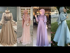 Stylish Modest Muslim Formal Dress Design Collections 2023 ||