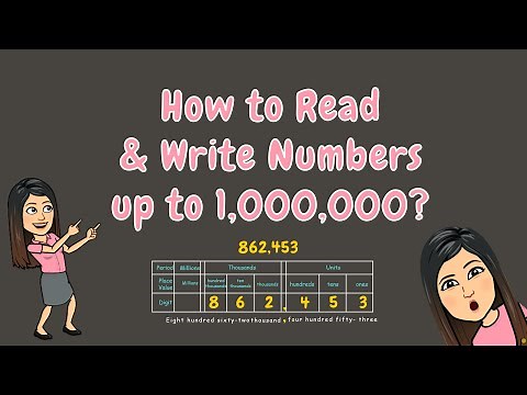HOW TO READ & WRITE NUMBERS UP TO 1 MILLION | GRADE 4