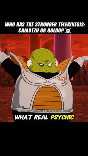 Who Has The Stronger Telekinesis: Chiaotzu Or Guldo? 🤯 #crashout #guldo #sparkingzero #dragonballz
