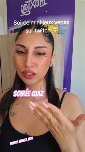 Venez je suis en live ! twitch meggy_myd on fait des quiz hihi #twitch #twitchstreamer #twitch #quiz