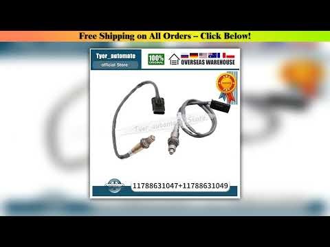 Front & Rear 2Pcs Oxygen Sensor O2 Sensor Lambda Sensor For BMW F20 F22 F30 F31 G30 G31 G11 G01