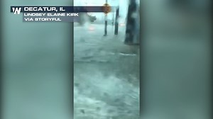 Heavy rain in a matter of hours early Tuesday led to flash flooding in Decatur, IL. | WeatherNation