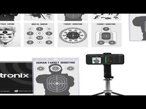 9mm Cone Head Red Dot Laser Trainer with Phone Stand and Electronic Target Stand for Safe and