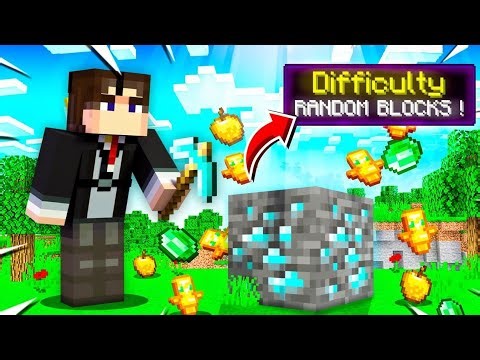Minecraft Random BLOCK Challenge