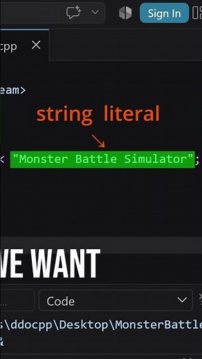 What Is a String Literal? | C++ Beginner #6