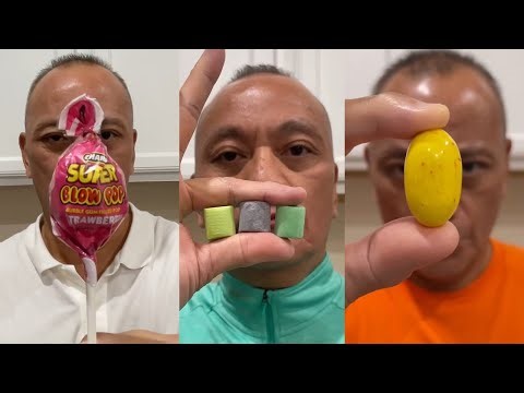 👂ASMR BUBBLE GUM CANDY 2024-2025 COMPILATION SHORT VIDEOS AND EATING SOUNDS👂