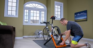 No-contact bike trainer enlists the eddies