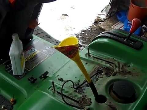 John Deere GT262 Transmission Service