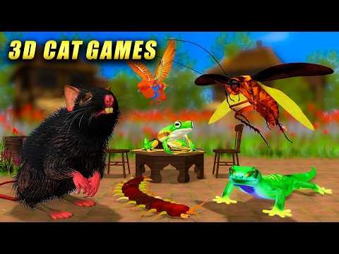 Cat TV Games: Ultimate 3D Hunting Frenzy – Mice, Birds & Bugs for Cats | 4K 60FPS