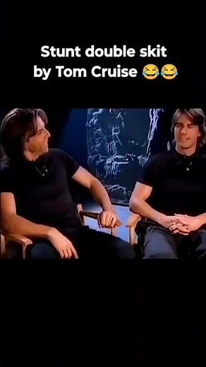 Tom Cruise and Ben Stiller debuted Mission: Improbable. 🎬😎😬