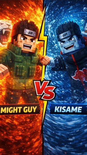 “Kisame vs Might Guy Minecraft Naruto Mod Showdown”#Kisame#MightGuy#NarutoMod#MinecraftNaruto