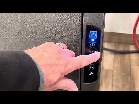 Manitowoc 240A ice machine buttons. How to operate.
