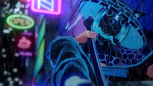 Like tears in the rain.. #vrchat #vrchatcommunity #vrchatmoments #vrchatavatar #vrchatavatars #vr #virtualreality #dancer #vtuber #cyberpunk #cyberpunk2077 #samurai #anime #fyp #fypシ