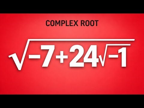 √(-7 + 24i) Made Easy | Complex Numbers Trick You Must Know