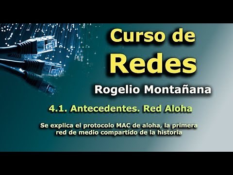 Curso de Redes. 4.1. Antecedentes. Red Aloha