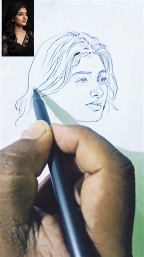 Simple pen sketch #drawing #easydrawing #freehandsketching #pendrawing