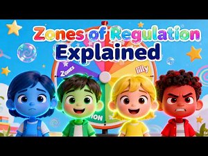 Zones of Regulation Explained🟦🟩🟨🟥 Transform How Kids Handle BIG Emotions 🎶🧠 Help Kids Calm Down