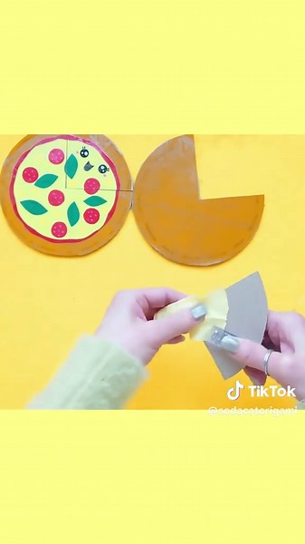 これ楽しい🤣のびのびおもちゃ💙#折り紙 #簡単 #origami #