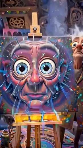 When AI Art Come to Life 😱 #shorts