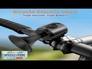 Electric Bike Horn Loud 120dB Adults Bicycle Bell Warning Bike Horns Alarm Review