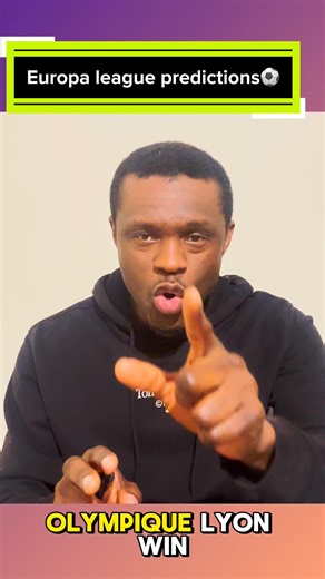 Europa League Predictions Today 👀⚽#shorts