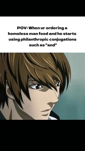 talking about sum extra fries😂 #deathnote #light #anime #humor #memeaccount