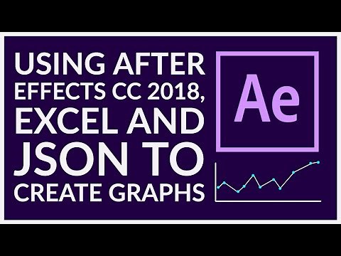 Using After Effects CC 2018, Excel and JSON to create Graphs