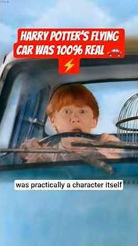 Harry Potter’s Flying Car Was 100% REAL 👍#harrypotter #flyingcar #ronweasley #hogwarts #ytshorts