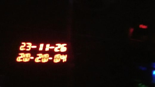 ARM9驱动3个595，同时驱动两个共阴数码管和两个共阳数码管显示高精度时间！！！