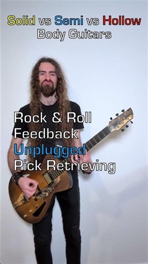 Solid vs Semi vs Hollow Body Guitars
