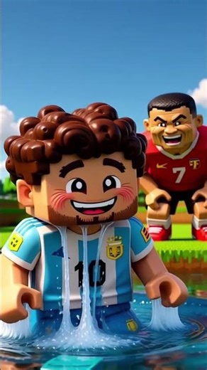 Messi Tries Ronaldo's SIU in Minecraft! Epic Fails & Funny Moments 😂