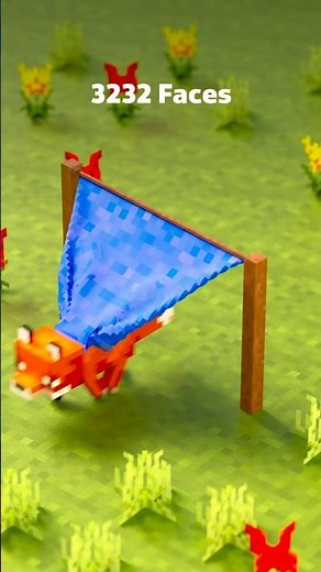 Fox Touches Every Cloth From 1 to 3232 Faces in Minecraft 🦊🧵