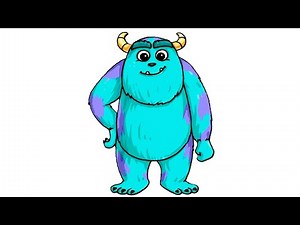 How to Draw Sulley from Monsters Inc