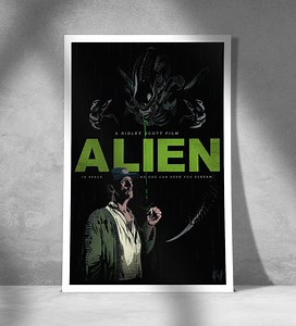 Alien (1979) Movie Poster: Xenomorph Sci-fi Horror Art Print - Etsy